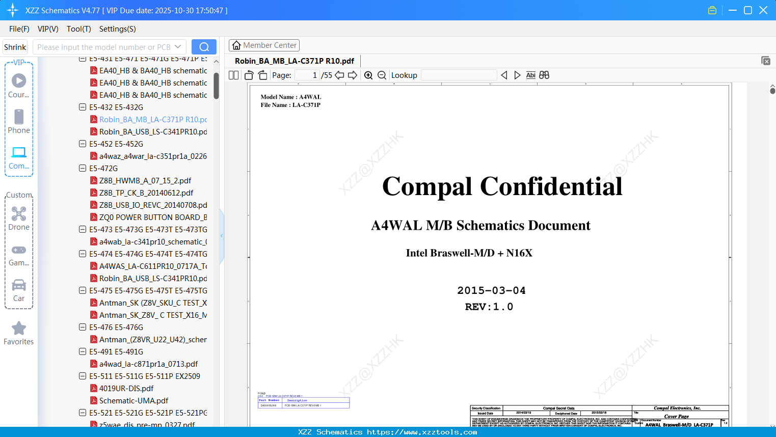 Laptop ACER Robin_BA_MB_LA-C371P R10